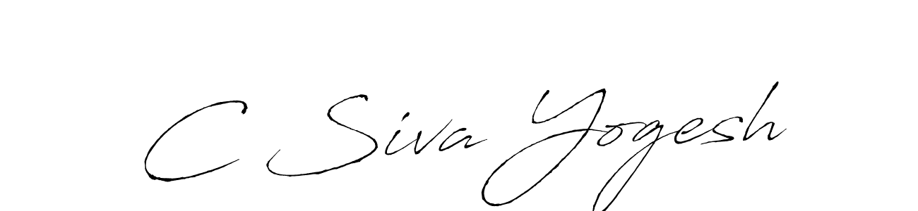 if you are searching for the best signature style for your name C Siva Yogesh. so please give up your signature search. here we have designed multiple signature styles  using Antro_Vectra. C Siva Yogesh signature style 6 images and pictures png