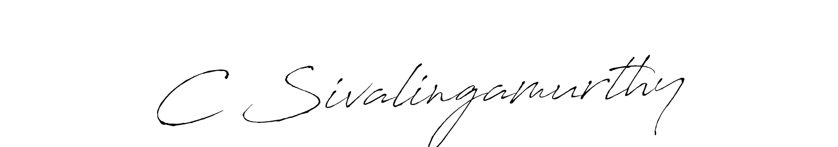 Design your own signature with our free online signature maker. With this signature software, you can create a handwritten (Antro_Vectra) signature for name C Sivalingamurthy. C Sivalingamurthy signature style 6 images and pictures png