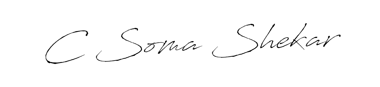 Antro_Vectra is a professional signature style that is perfect for those who want to add a touch of class to their signature. It is also a great choice for those who want to make their signature more unique. Get C Soma Shekar name to fancy signature for free. C Soma Shekar signature style 6 images and pictures png
