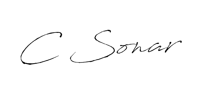 C Sonar stylish signature style. Best Handwritten Sign (Antro_Vectra) for my name. Handwritten Signature Collection Ideas for my name C Sonar. C Sonar signature style 6 images and pictures png