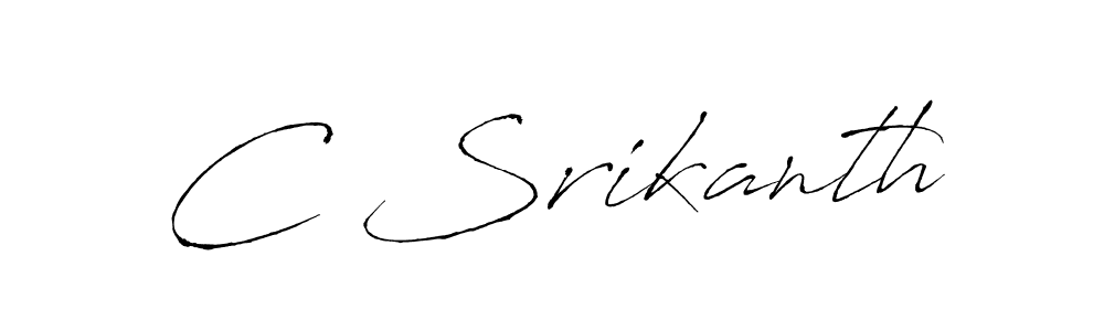 if you are searching for the best signature style for your name C Srikanth. so please give up your signature search. here we have designed multiple signature styles  using Antro_Vectra. C Srikanth signature style 6 images and pictures png