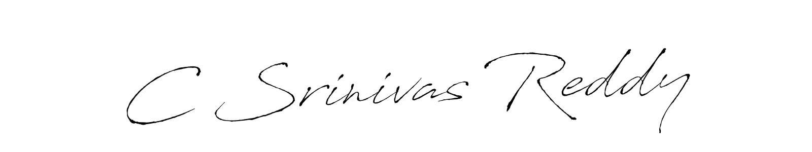 Also we have C Srinivas Reddy name is the best signature style. Create professional handwritten signature collection using Antro_Vectra autograph style. C Srinivas Reddy signature style 6 images and pictures png