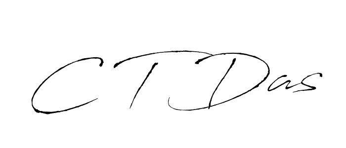 Design your own signature with our free online signature maker. With this signature software, you can create a handwritten (Antro_Vectra) signature for name C T Das. C T Das signature style 6 images and pictures png