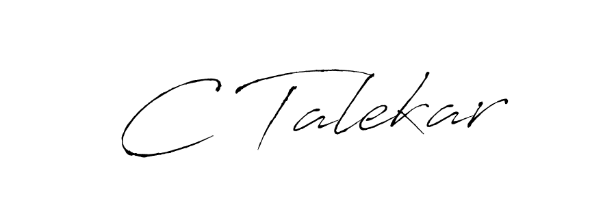 Also we have C Talekar name is the best signature style. Create professional handwritten signature collection using Antro_Vectra autograph style. C Talekar signature style 6 images and pictures png