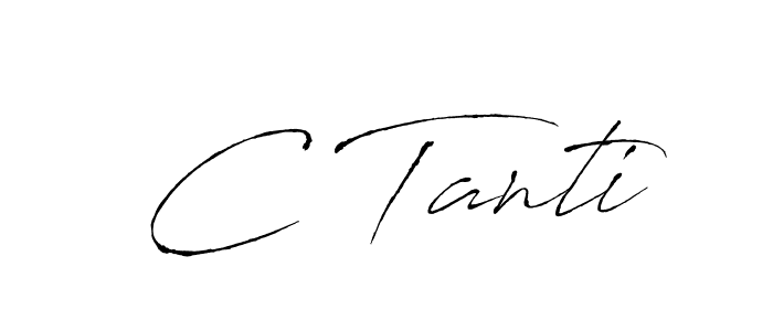 Similarly Antro_Vectra is the best handwritten signature design. Signature creator online .You can use it as an online autograph creator for name C Tanti. C Tanti signature style 6 images and pictures png