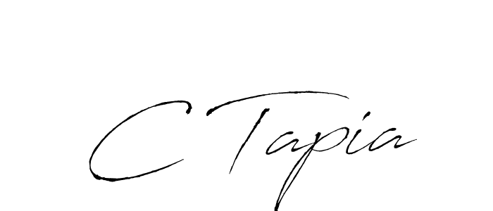 Antro_Vectra is a professional signature style that is perfect for those who want to add a touch of class to their signature. It is also a great choice for those who want to make their signature more unique. Get C Tapia name to fancy signature for free. C Tapia signature style 6 images and pictures png