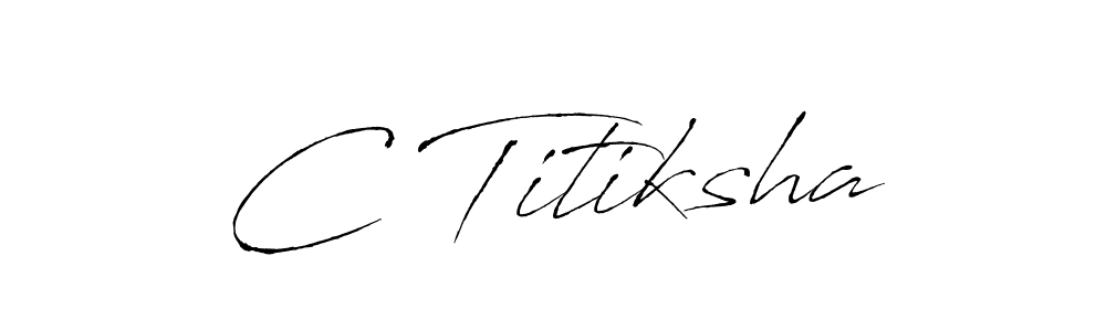 Check out images of Autograph of C Titiksha name. Actor C Titiksha Signature Style. Antro_Vectra is a professional sign style online. C Titiksha signature style 6 images and pictures png