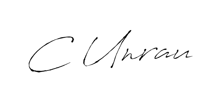 Antro_Vectra is a professional signature style that is perfect for those who want to add a touch of class to their signature. It is also a great choice for those who want to make their signature more unique. Get C Unrau name to fancy signature for free. C Unrau signature style 6 images and pictures png