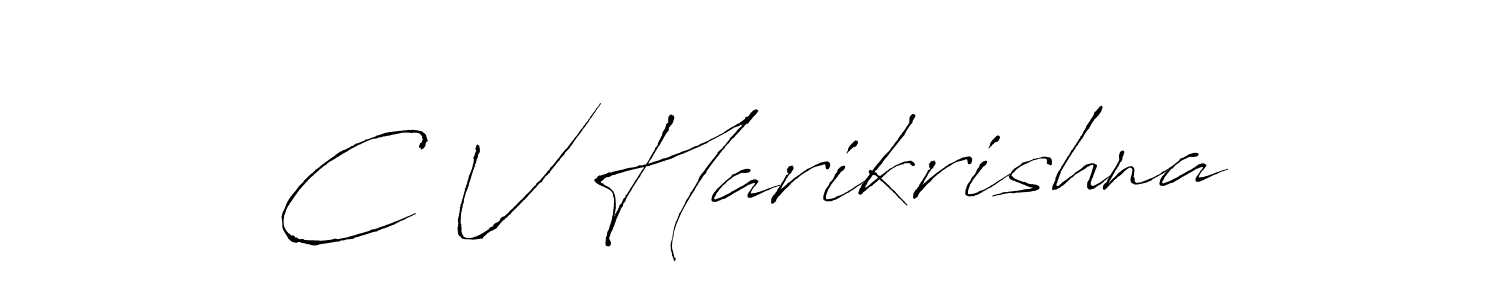 if you are searching for the best signature style for your name C V Harikrishna. so please give up your signature search. here we have designed multiple signature styles  using Antro_Vectra. C V Harikrishna signature style 6 images and pictures png