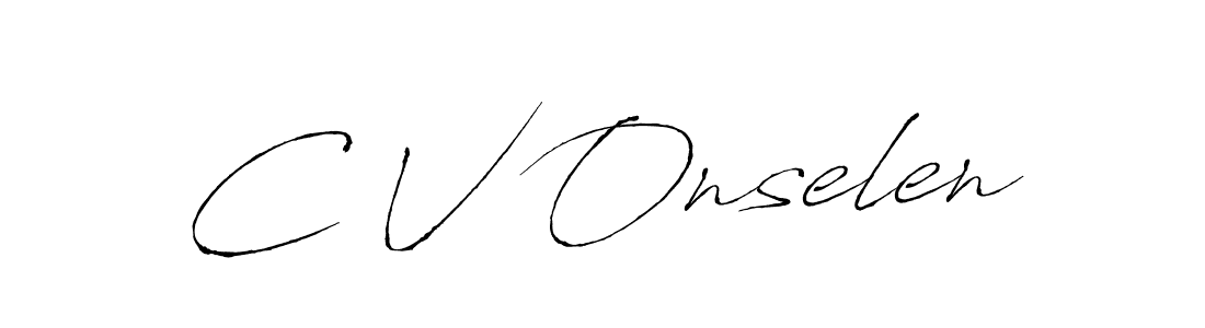 Best and Professional Signature Style for C V Onselen. Antro_Vectra Best Signature Style Collection. C V Onselen signature style 6 images and pictures png