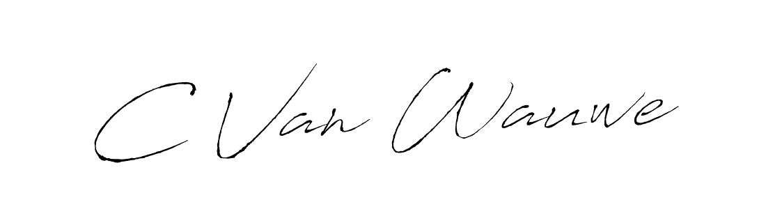 This is the best signature style for the C Van Wauwe name. Also you like these signature font (Antro_Vectra). Mix name signature. C Van Wauwe signature style 6 images and pictures png