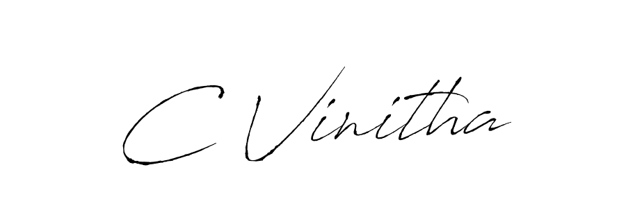 Antro_Vectra is a professional signature style that is perfect for those who want to add a touch of class to their signature. It is also a great choice for those who want to make their signature more unique. Get C Vinitha name to fancy signature for free. C Vinitha signature style 6 images and pictures png