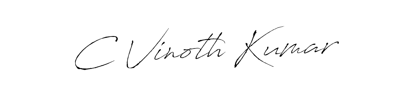 Make a beautiful signature design for name C Vinoth Kumar. Use this online signature maker to create a handwritten signature for free. C Vinoth Kumar signature style 6 images and pictures png