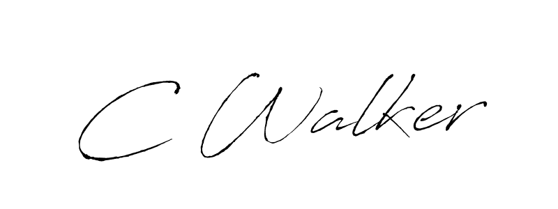 Antro_Vectra is a professional signature style that is perfect for those who want to add a touch of class to their signature. It is also a great choice for those who want to make their signature more unique. Get C Walker name to fancy signature for free. C Walker signature style 6 images and pictures png