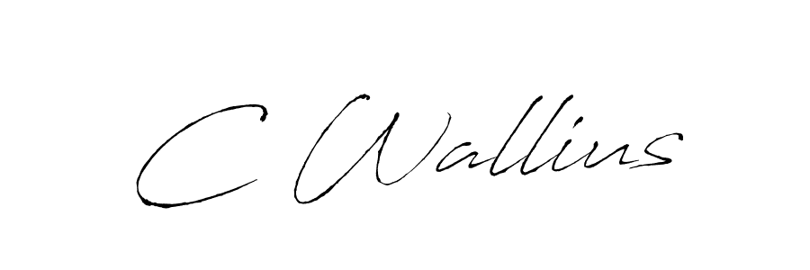 Make a beautiful signature design for name C Wallius. Use this online signature maker to create a handwritten signature for free. C Wallius signature style 6 images and pictures png