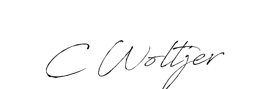 The best way (Antro_Vectra) to make a short signature is to pick only two or three words in your name. The name C Woltjer include a total of six letters. For converting this name. C Woltjer signature style 6 images and pictures png