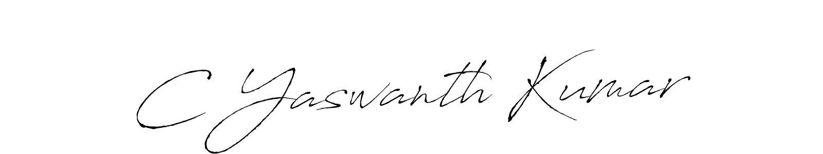 You should practise on your own different ways (Antro_Vectra) to write your name (C Yaswanth Kumar) in signature. don't let someone else do it for you. C Yaswanth Kumar signature style 6 images and pictures png