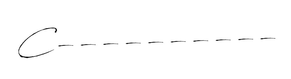 How to make C---------- signature? Antro_Vectra is a professional autograph style. Create handwritten signature for C---------- name. C---------- signature style 6 images and pictures png