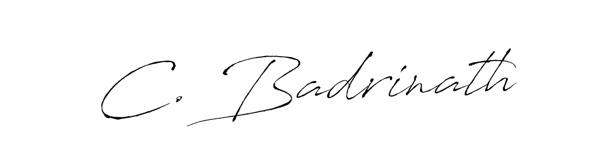 Similarly Antro_Vectra is the best handwritten signature design. Signature creator online .You can use it as an online autograph creator for name C. Badrinath. C. Badrinath signature style 6 images and pictures png