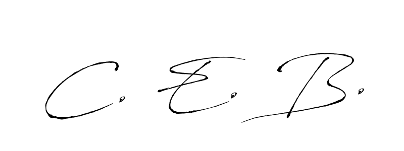 This is the best signature style for the C. E. B. name. Also you like these signature font (Antro_Vectra). Mix name signature. C. E. B. signature style 6 images and pictures png