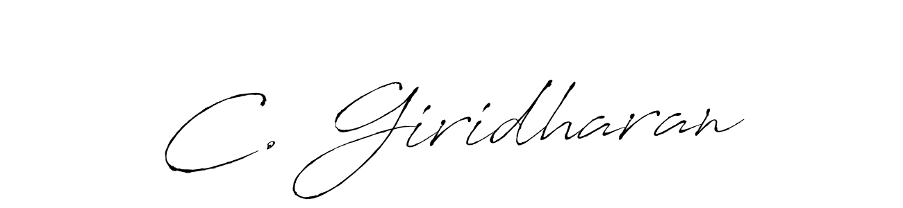 See photos of C. Giridharan official signature by Spectra . Check more albums & portfolios. Read reviews & check more about Antro_Vectra font. C. Giridharan signature style 6 images and pictures png