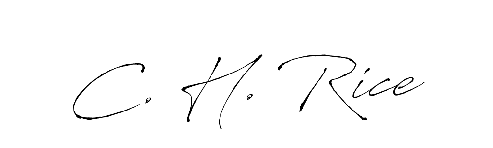 How to Draw C. H. Rice signature style? Antro_Vectra is a latest design signature styles for name C. H. Rice. C. H. Rice signature style 6 images and pictures png