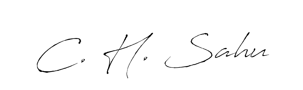 Similarly Antro_Vectra is the best handwritten signature design. Signature creator online .You can use it as an online autograph creator for name C. H. Sahu. C. H. Sahu signature style 6 images and pictures png