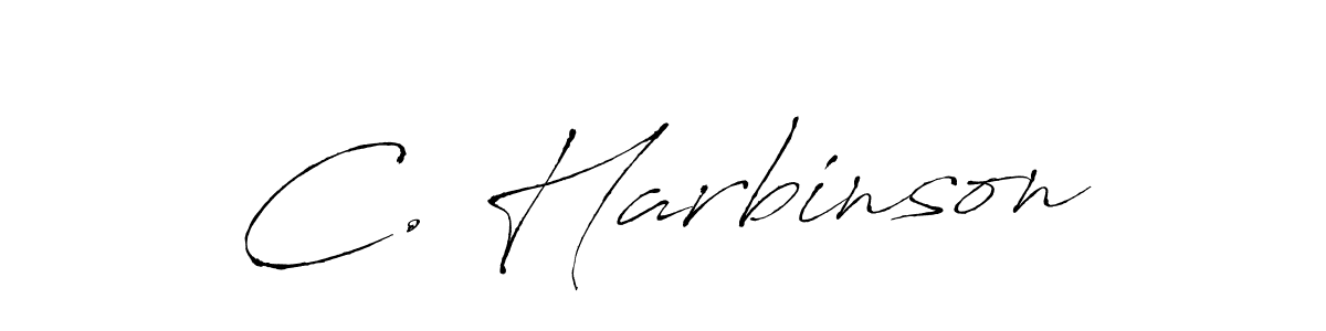 Make a beautiful signature design for name C. Harbinson. With this signature (Antro_Vectra) style, you can create a handwritten signature for free. C. Harbinson signature style 6 images and pictures png