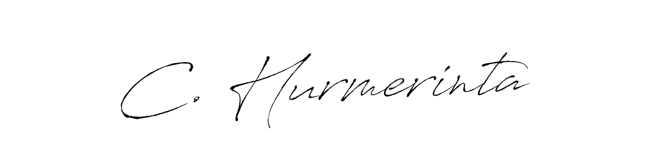 This is the best signature style for the C. Hurmerinta name. Also you like these signature font (Antro_Vectra). Mix name signature. C. Hurmerinta signature style 6 images and pictures png