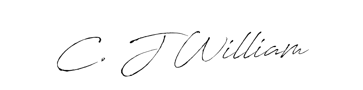 This is the best signature style for the C. J William name. Also you like these signature font (Antro_Vectra). Mix name signature. C. J William signature style 6 images and pictures png