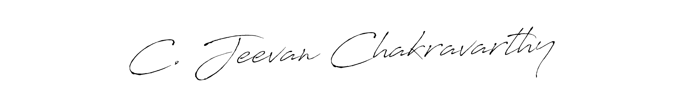 How to make C. Jeevan Chakravarthy signature? Antro_Vectra is a professional autograph style. Create handwritten signature for C. Jeevan Chakravarthy name. C. Jeevan Chakravarthy signature style 6 images and pictures png