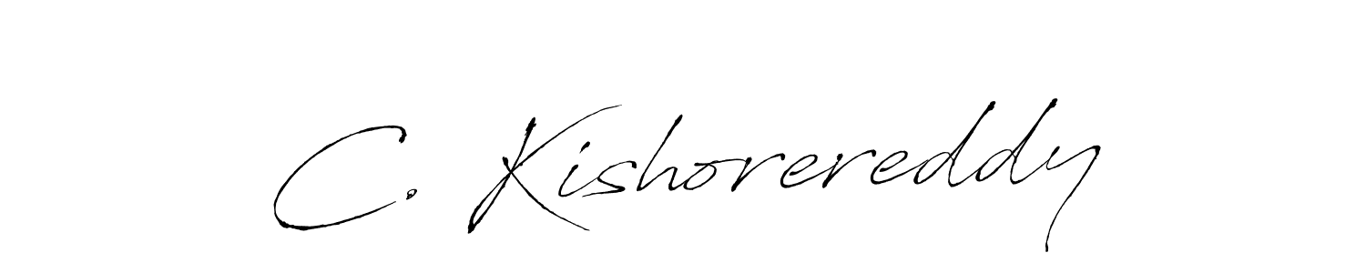 if you are searching for the best signature style for your name C. Kishorereddy. so please give up your signature search. here we have designed multiple signature styles  using Antro_Vectra. C. Kishorereddy signature style 6 images and pictures png