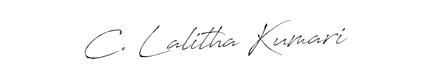 Make a beautiful signature design for name C. Lalitha Kumari. With this signature (Antro_Vectra) style, you can create a handwritten signature for free. C. Lalitha Kumari signature style 6 images and pictures png