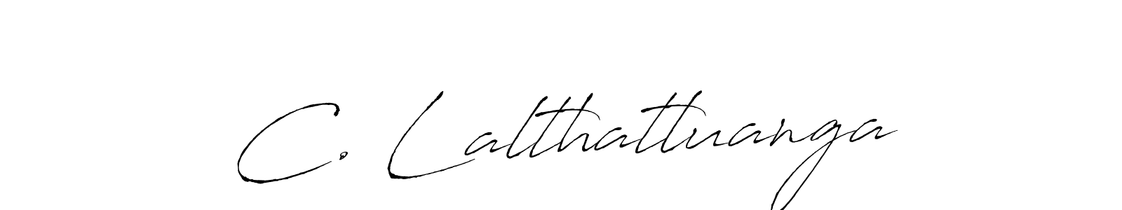 C. Lalthatluanga stylish signature style. Best Handwritten Sign (Antro_Vectra) for my name. Handwritten Signature Collection Ideas for my name C. Lalthatluanga. C. Lalthatluanga signature style 6 images and pictures png