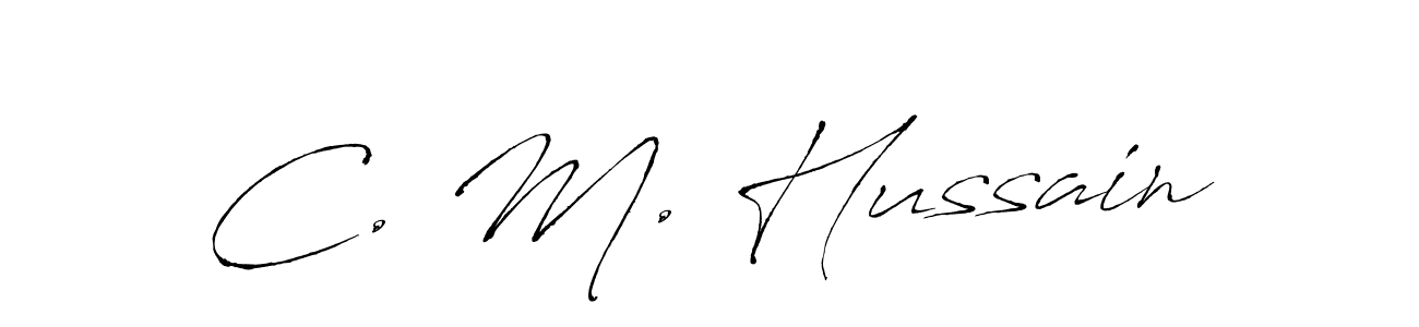 Here are the top 10 professional signature styles for the name C. M. Hussain. These are the best autograph styles you can use for your name. C. M. Hussain signature style 6 images and pictures png