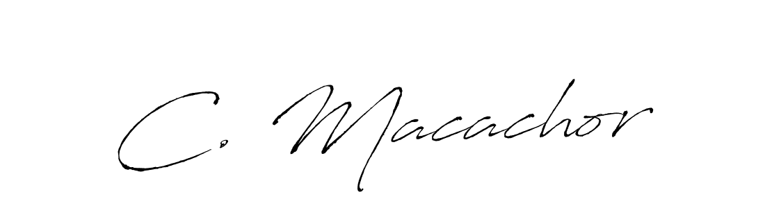 Once you've used our free online signature maker to create your best signature Antro_Vectra style, it's time to enjoy all of the benefits that C. Macachor name signing documents. C. Macachor signature style 6 images and pictures png