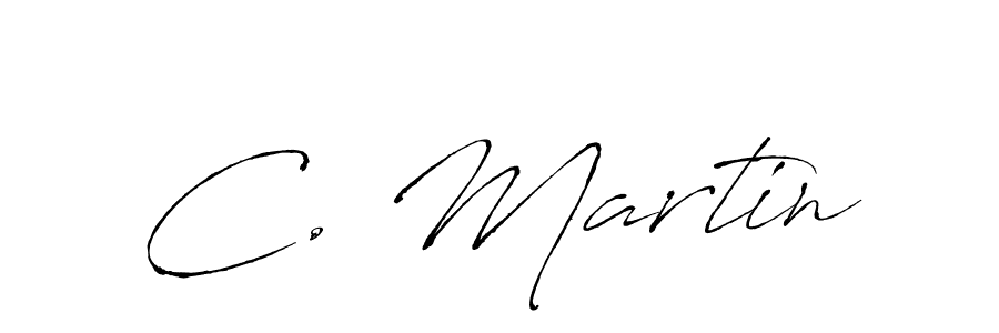 Design your own signature with our free online signature maker. With this signature software, you can create a handwritten (Antro_Vectra) signature for name C. Martin. C. Martin signature style 6 images and pictures png