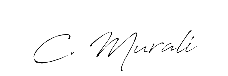 Also You can easily find your signature by using the search form. We will create C. Murali name handwritten signature images for you free of cost using Antro_Vectra sign style. C. Murali signature style 6 images and pictures png