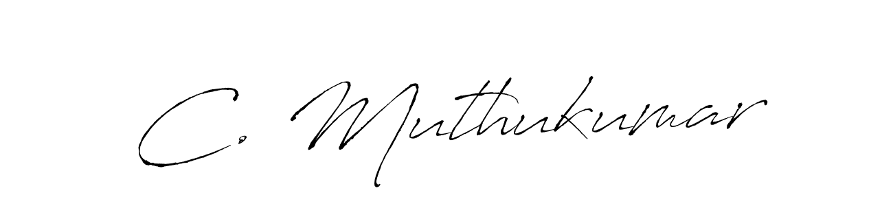 The best way (Antro_Vectra) to make a short signature is to pick only two or three words in your name. The name C. Muthukumar include a total of six letters. For converting this name. C. Muthukumar signature style 6 images and pictures png