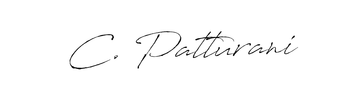 if you are searching for the best signature style for your name C. Patturani. so please give up your signature search. here we have designed multiple signature styles  using Antro_Vectra. C. Patturani signature style 6 images and pictures png