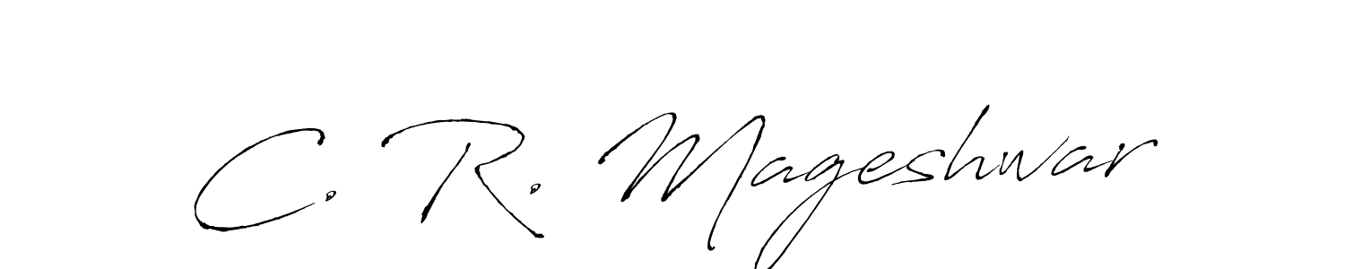 Make a short C. R. Mageshwar signature style. Manage your documents anywhere anytime using Antro_Vectra. Create and add eSignatures, submit forms, share and send files easily. C. R. Mageshwar signature style 6 images and pictures png