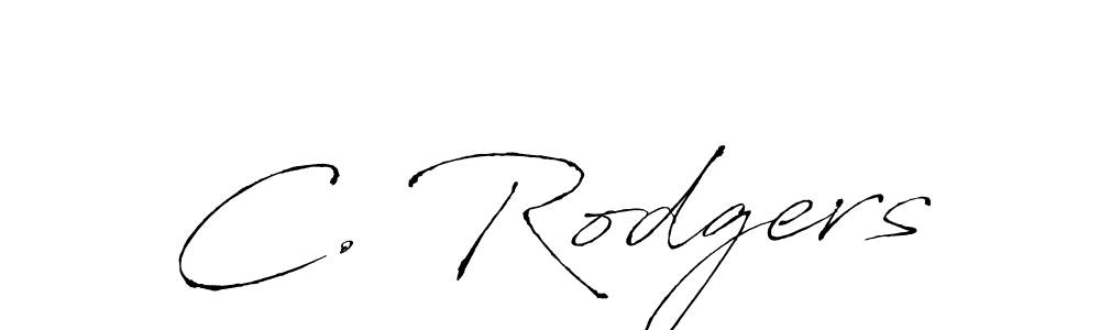 Design your own signature with our free online signature maker. With this signature software, you can create a handwritten (Antro_Vectra) signature for name C. Rodgers. C. Rodgers signature style 6 images and pictures png