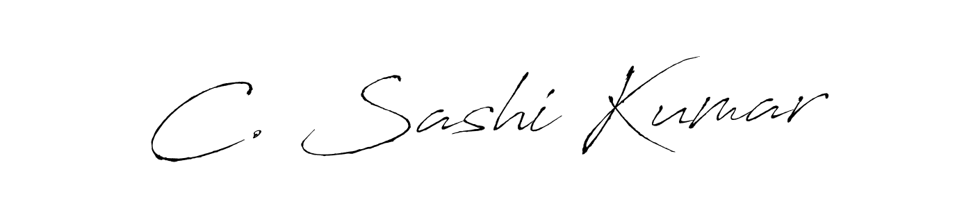 Similarly Antro_Vectra is the best handwritten signature design. Signature creator online .You can use it as an online autograph creator for name C. Sashi Kumar. C. Sashi Kumar signature style 6 images and pictures png