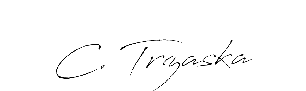 Also You can easily find your signature by using the search form. We will create C. Trzaska name handwritten signature images for you free of cost using Antro_Vectra sign style. C. Trzaska signature style 6 images and pictures png