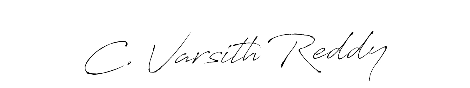 C. Varsith Reddy stylish signature style. Best Handwritten Sign (Antro_Vectra) for my name. Handwritten Signature Collection Ideas for my name C. Varsith Reddy. C. Varsith Reddy signature style 6 images and pictures png