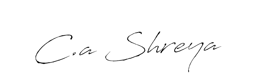 Make a short C.a Shreya signature style. Manage your documents anywhere anytime using Antro_Vectra. Create and add eSignatures, submit forms, share and send files easily. C.a Shreya signature style 6 images and pictures png