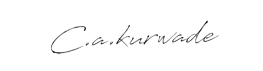 Use a signature maker to create a handwritten signature online. With this signature software, you can design (Antro_Vectra) your own signature for name C.a.kurwade. C.a.kurwade signature style 6 images and pictures png