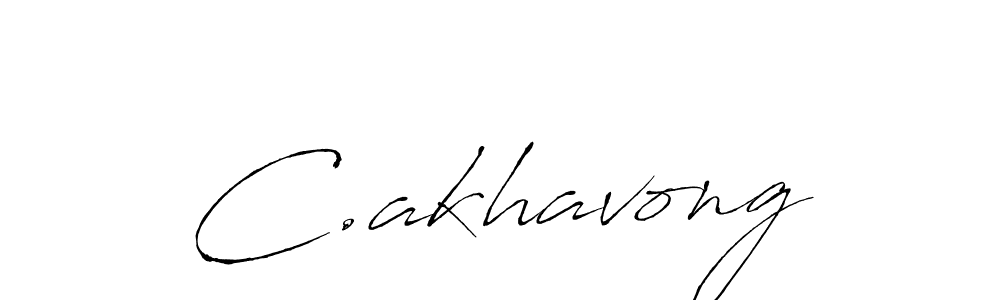 Use a signature maker to create a handwritten signature online. With this signature software, you can design (Antro_Vectra) your own signature for name C.akhavong. C.akhavong signature style 6 images and pictures png