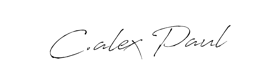 Create a beautiful signature design for name C.alex Paul. With this signature (Antro_Vectra) fonts, you can make a handwritten signature for free. C.alex Paul signature style 6 images and pictures png