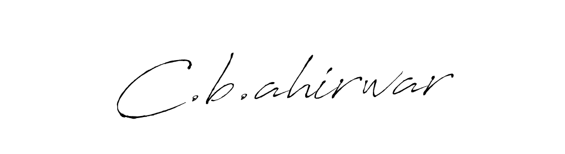 C.b.ahirwar stylish signature style. Best Handwritten Sign (Antro_Vectra) for my name. Handwritten Signature Collection Ideas for my name C.b.ahirwar. C.b.ahirwar signature style 6 images and pictures png